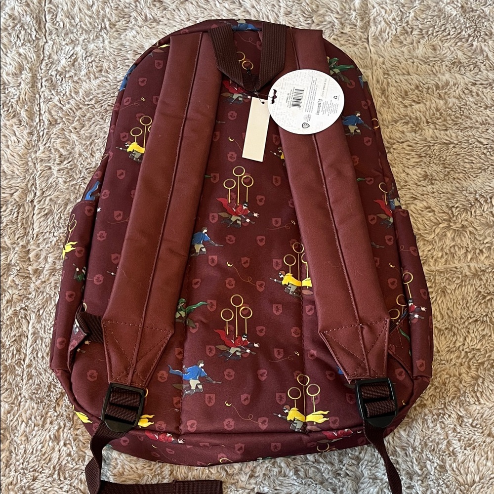 Loungefly Harry Potter Backpack NWT Back to School Collegiate whimsy wizard cult - Picture 9 of 9